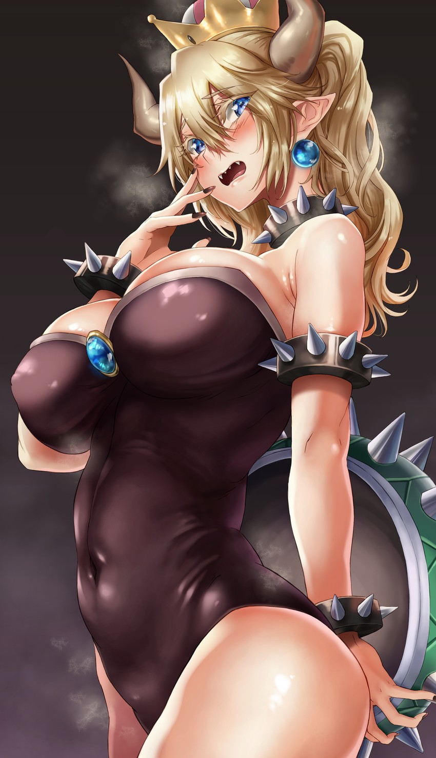 bowsette (mario and 1 more) drawn by hikari_(komitiookami)