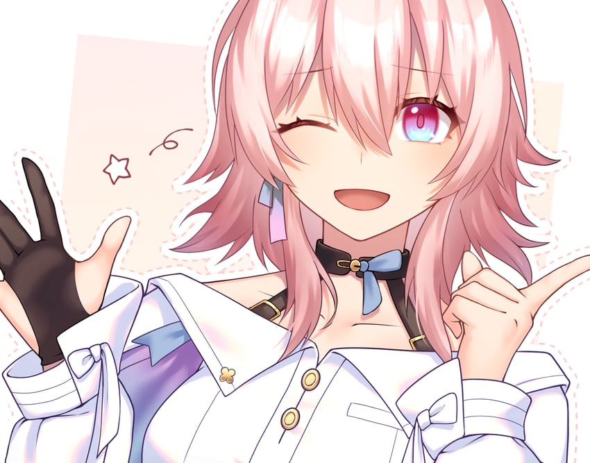 march 7th (honkai and 1 more) drawn by luu3