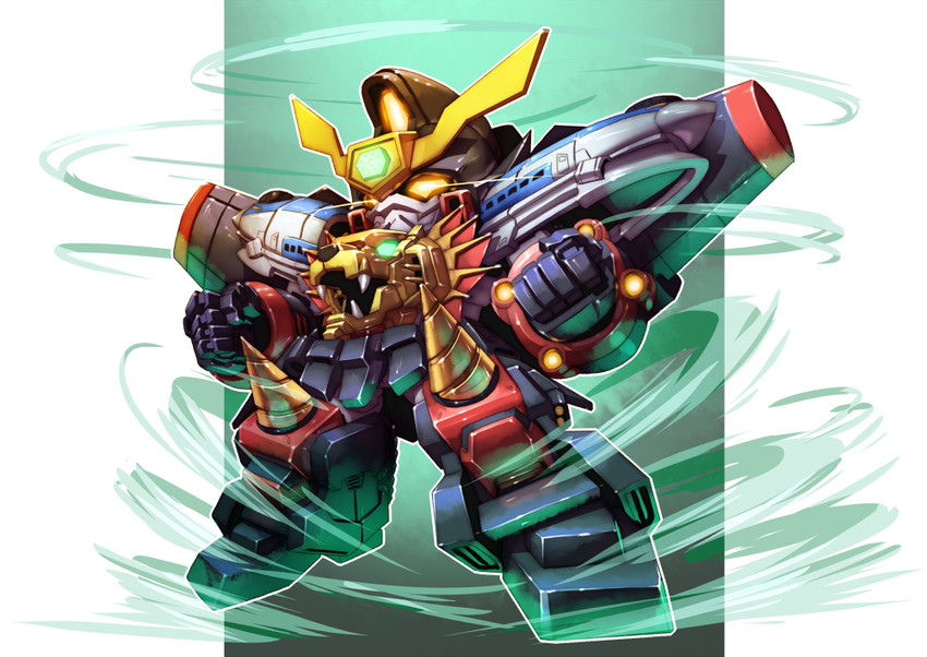 gaogaigar (yuusha series and 1 more) drawn by yabe_makoto