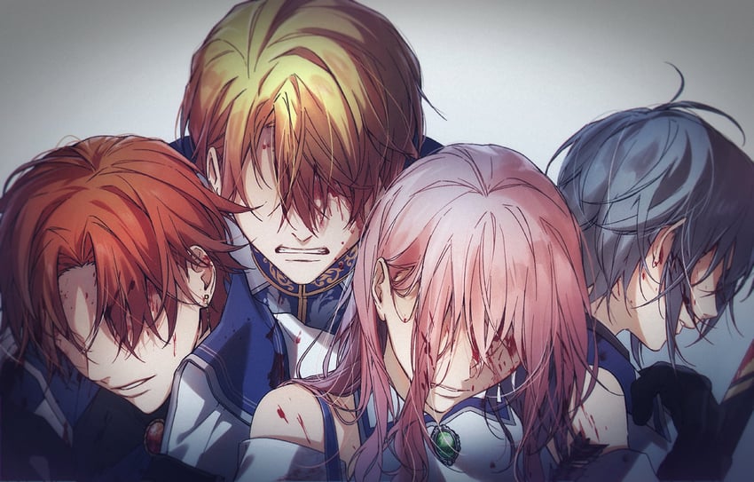 akiyama mizuki, tenma tsukasa, shinonome akito, and hinomori shiho (project sekai) drawn by lz_0o0_zl