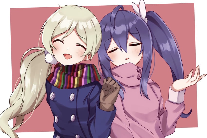 mochizuki anna and handa roco (idolmaster and 2 more) drawn by pocchari