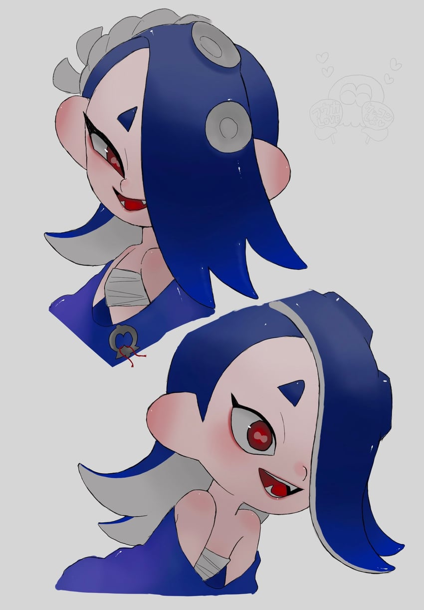 shiver (splatoon and 1 more) drawn by kokei_hakai