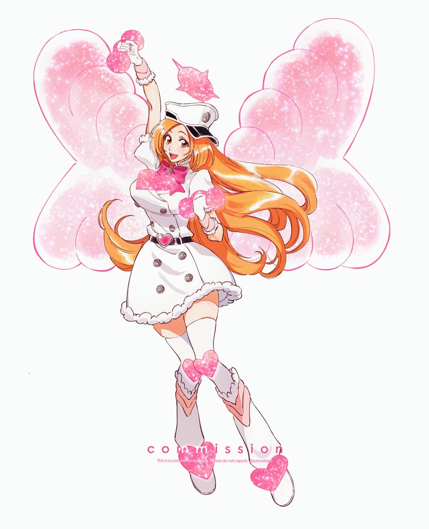 inoue orihime and meninas mcallon (bleach and 1 more) drawn by sumustard