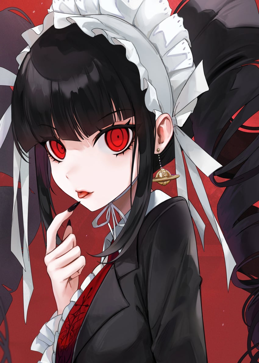 celestia ludenberg (danganronpa and 1 more) drawn by ompf