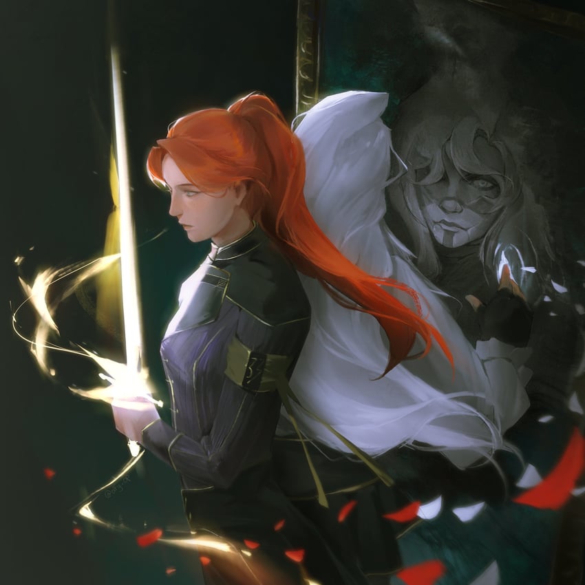 maelle and alicia (clair obscur: expedition 33) drawn by olfos