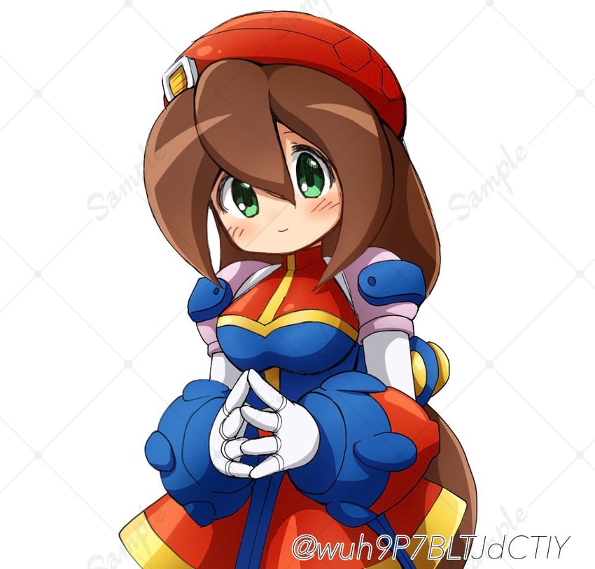 iris (mega man and 2 more) drawn by wuh9p7bltjdctiy