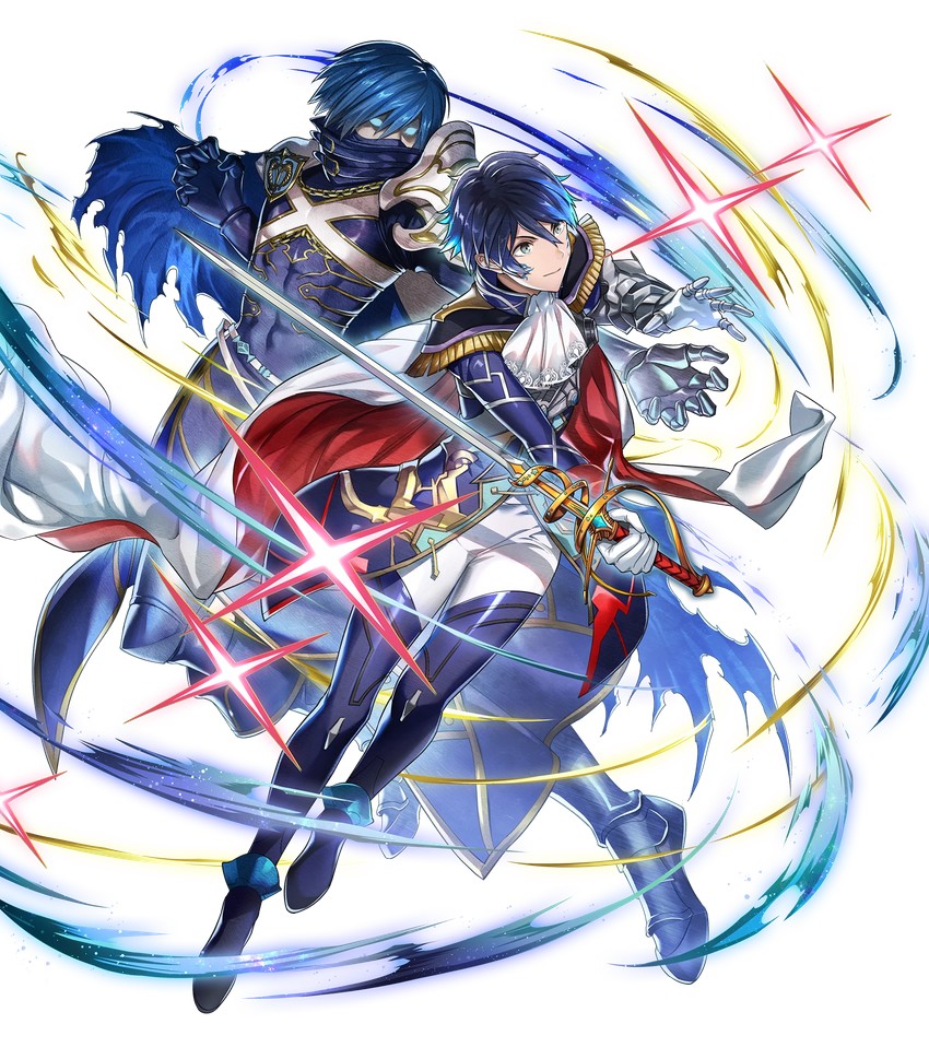 chrom and aoi itsuki (fire emblem and 2 more) drawn by mikurou_(nayuta)