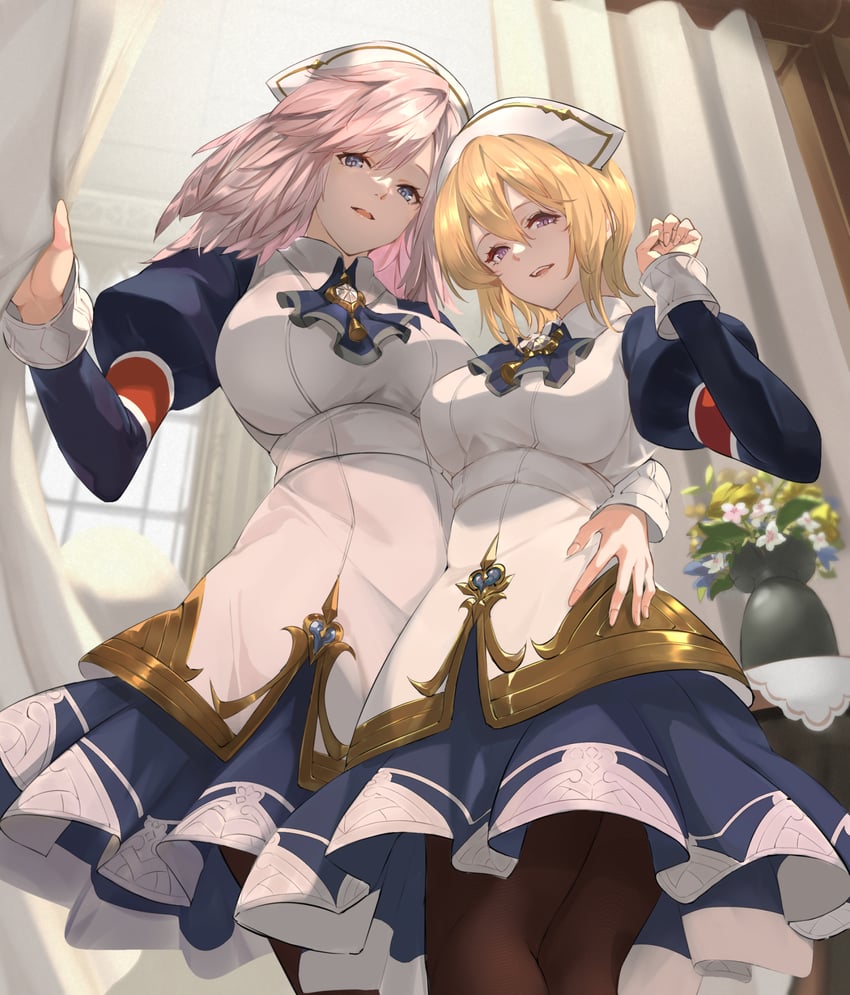 europa and gabriel (granblue fantasy) drawn by nos_(nos_tsn)