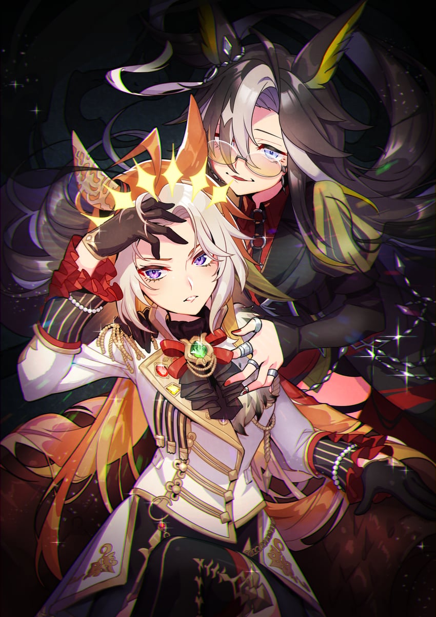 orfevre and dream journey (umamusume) drawn by kafuki_fuka