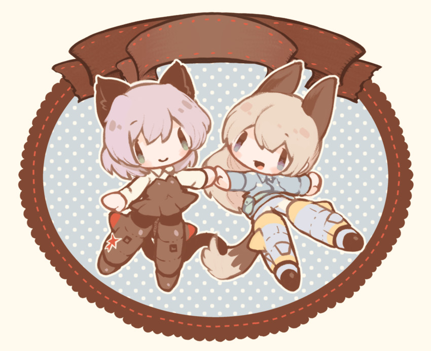 sanya v. litvyak and eila ilmatar juutilainen (world witches series and 1 more) drawn by okayu_(headless)