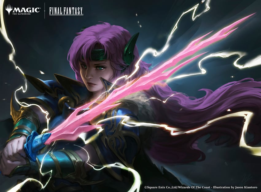 faris scherwiz and warrior (final fantasy and 2 more) drawn by thatjaykart