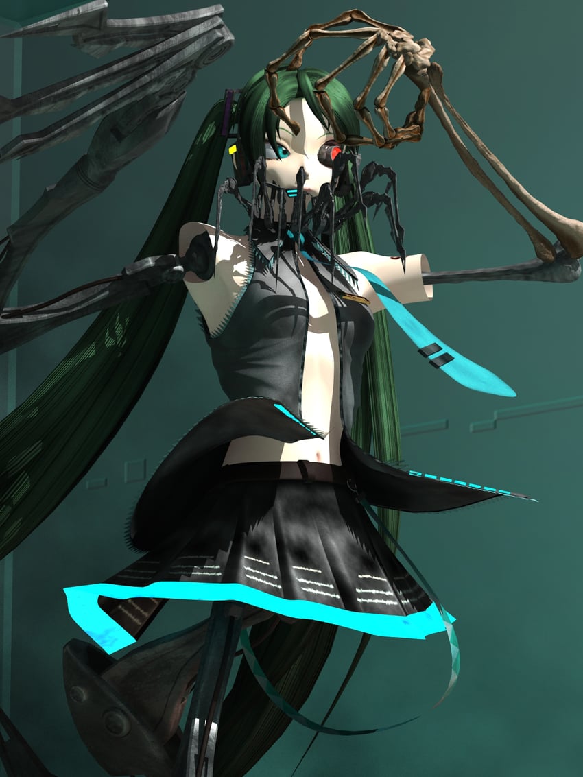 hatsune miku and calne ca (vocaloid and 1 more) drawn by deino_(deino3330)