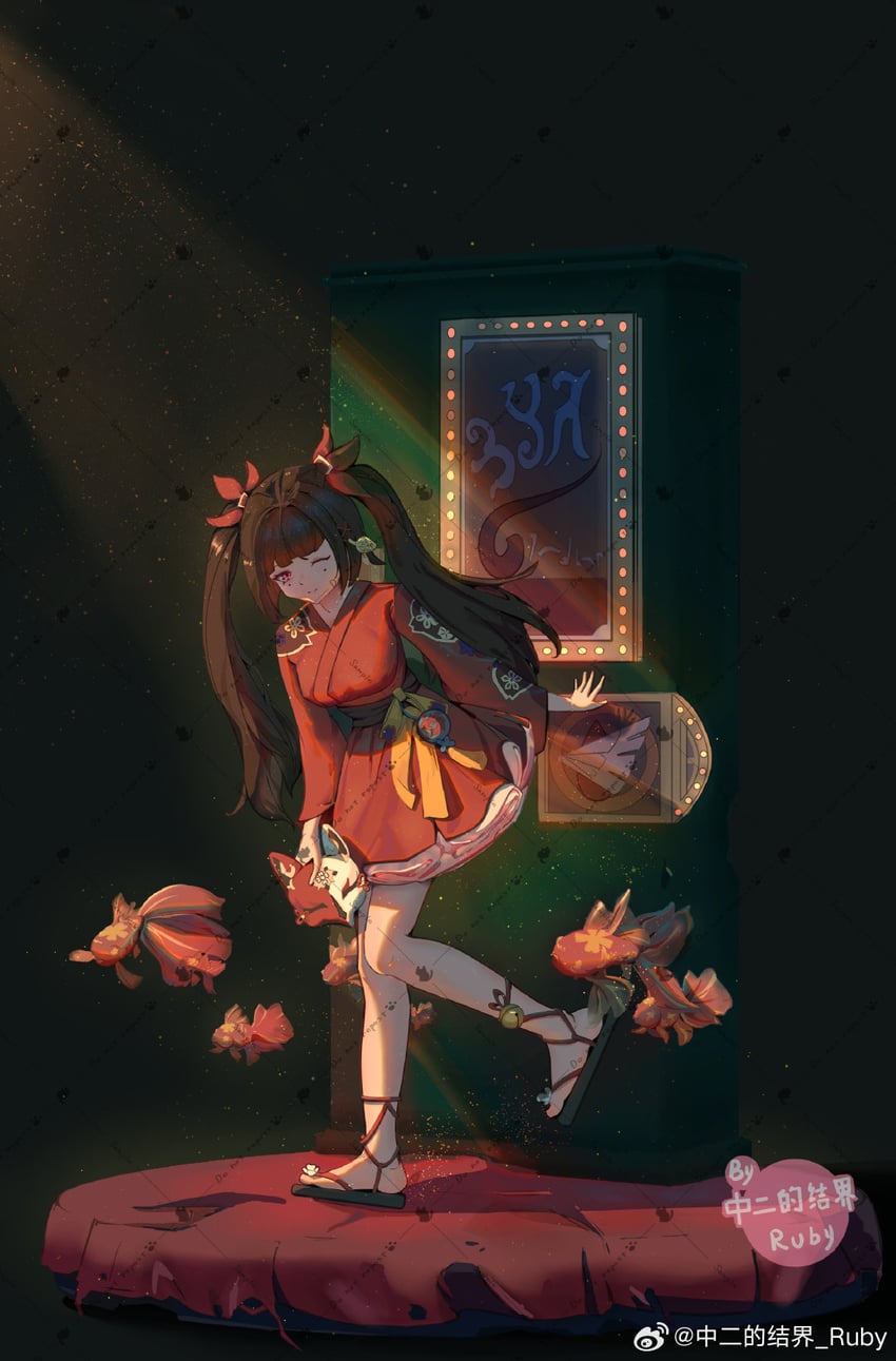 sparkle (honkai and 1 more) drawn by zhonger_de_jiejie_ruby