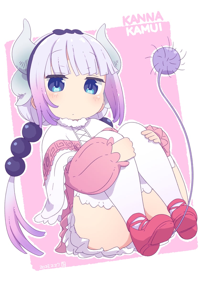 kanna kamui (kobayashi-san chi no maidragon) drawn by tabayan_jigokuhen