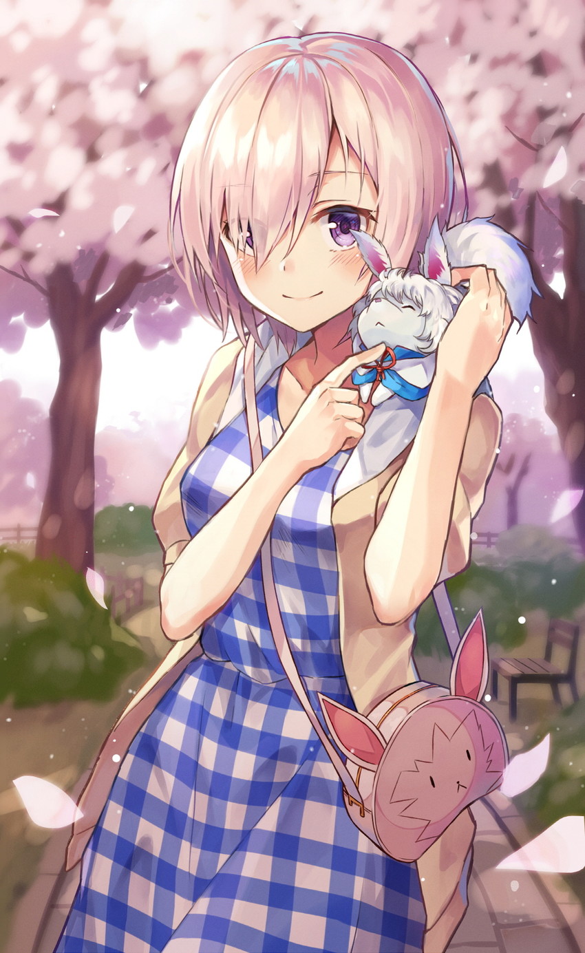 mash kyrielight and fou (fate and 1 more) drawn by huwari_(dnwls3010)
