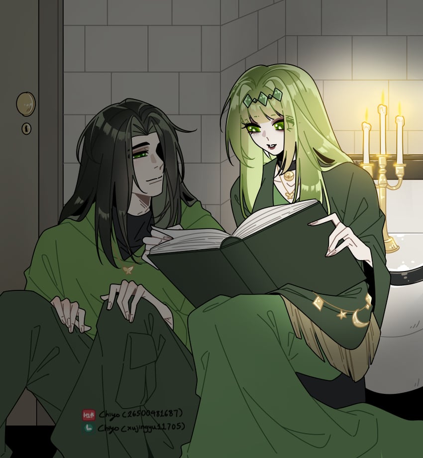 mediator and protagonist (16personalities) drawn by xujingyu11705
