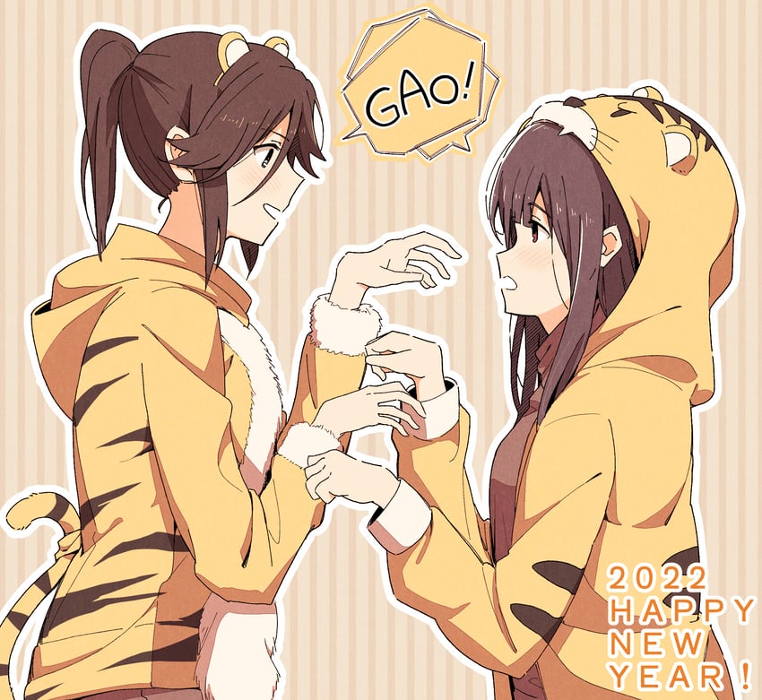yoroizuka mizore and kasaki nozomi (hibike! euphonium and 1 more) drawn by sawara65