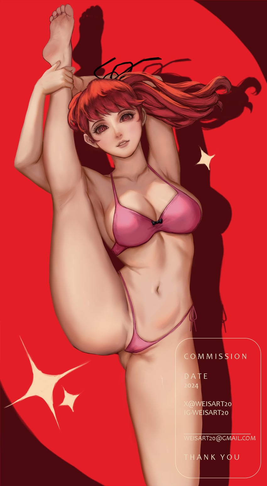 yoshizawa kasumi (persona and 2 more) drawn by wei_(promise_0820)