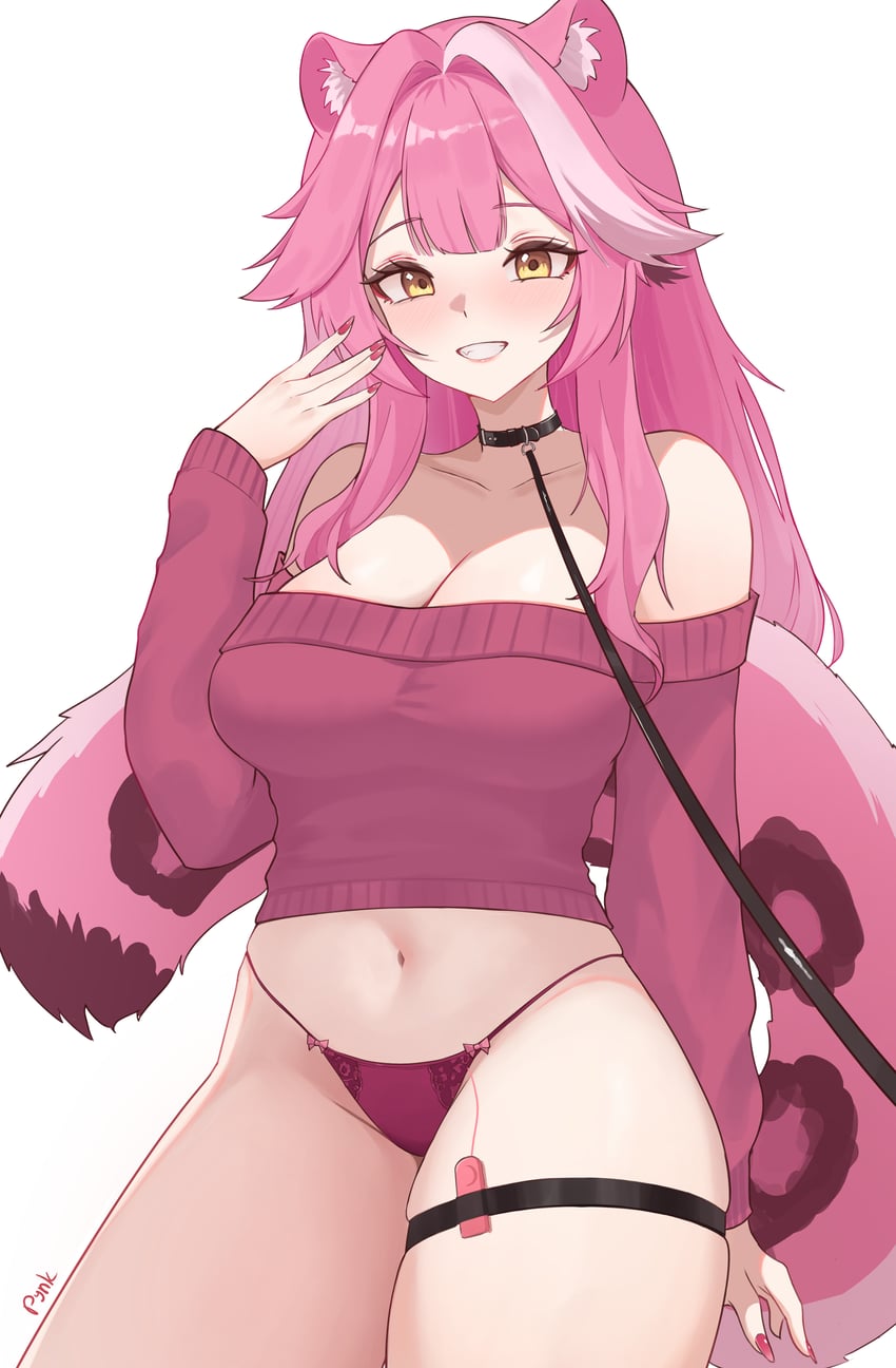 raora panthera (hololive and 1 more) drawn by pynkmouth
