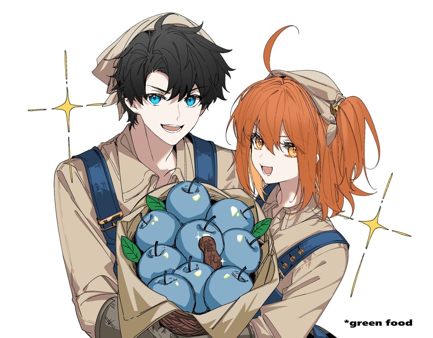 fujimaru ritsuka (fate and 1 more) drawn by arlizi