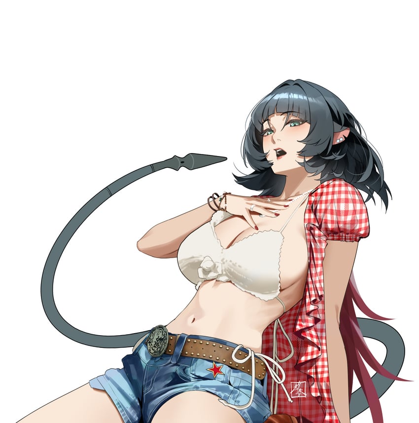 jane doe and kwon eun-bi (zenless zone zero and 1 more) drawn by shizuko_hideyoshi