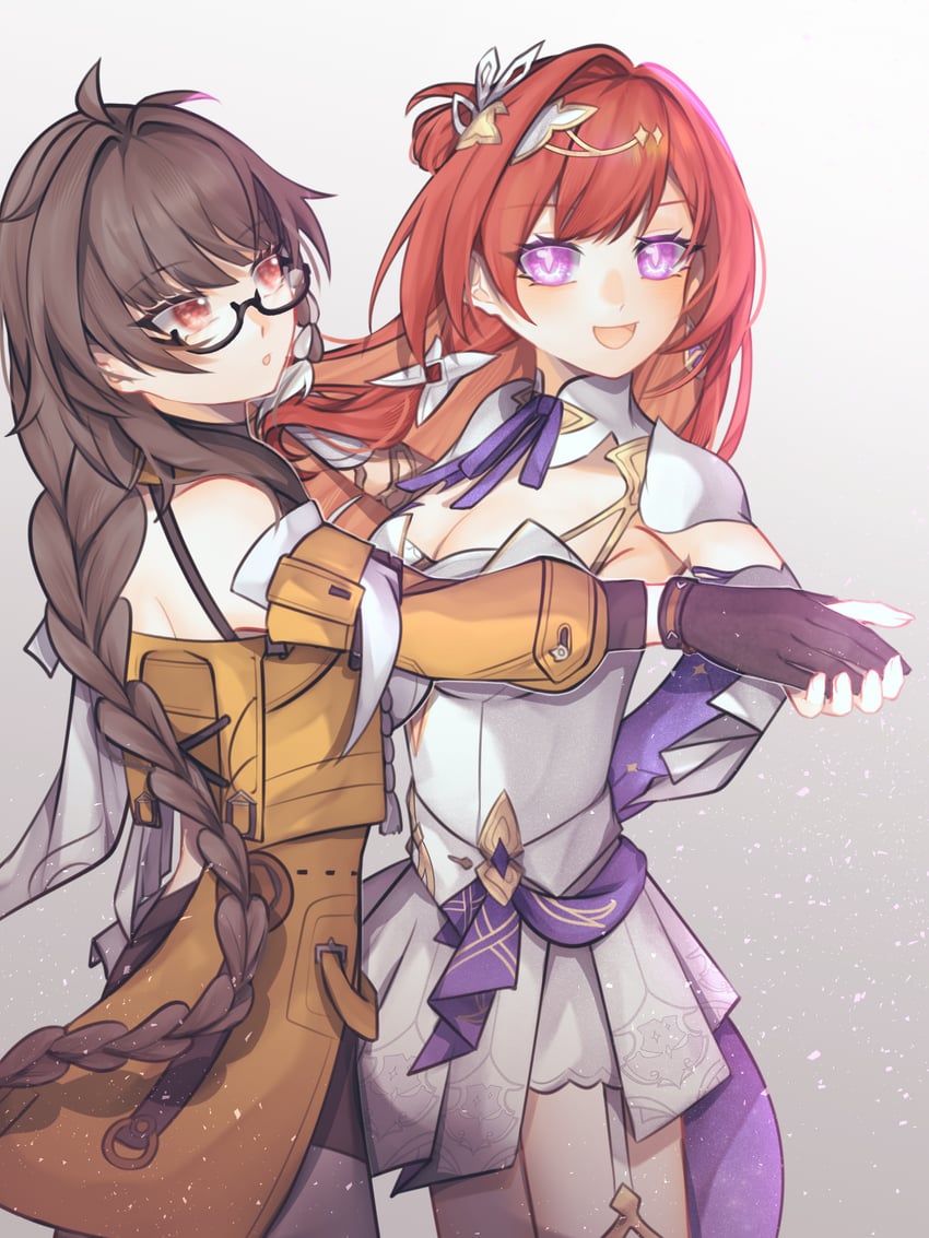 senadina, entropy, and female dreamseeker (honkai and 1 more) drawn by misapit