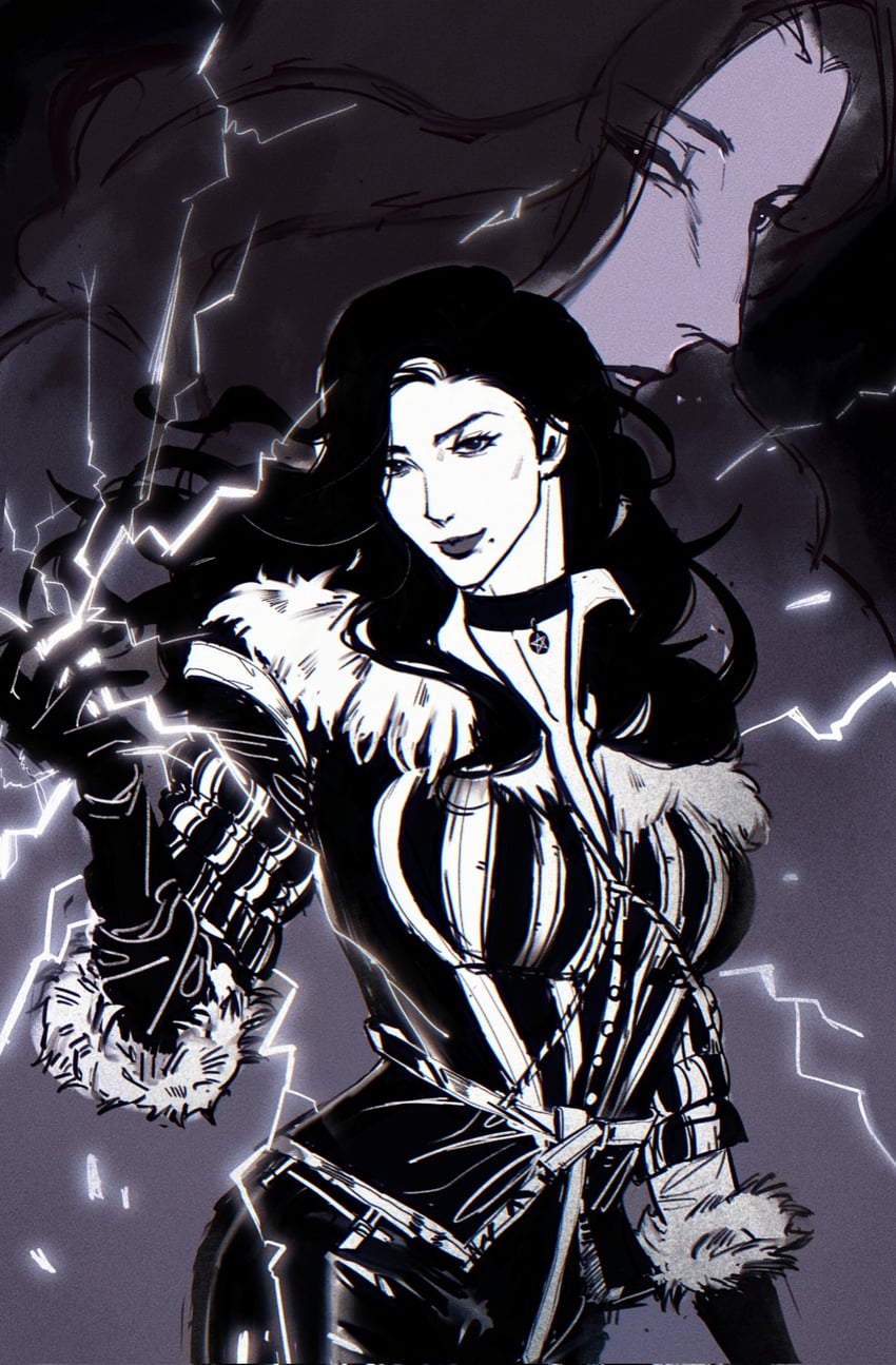 yennefer of vengerberg (the witcher and 1 more) drawn by binbin106
