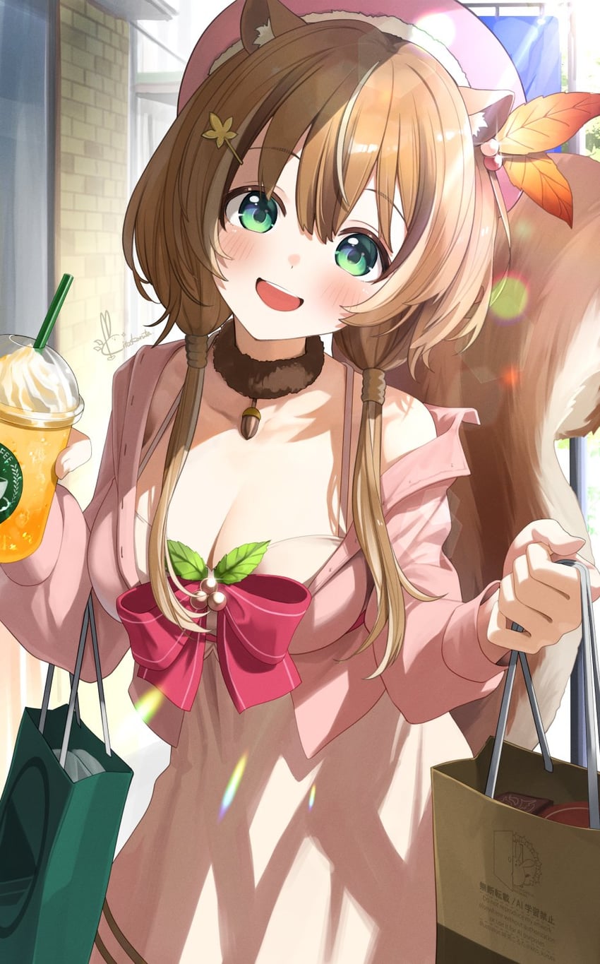 ayunda risu (hololive and 1 more) drawn by kito_koruta