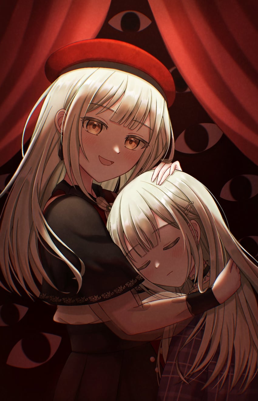 wakaba mutsumi and mortis (bang dream! and 1 more) drawn by yeerasuto