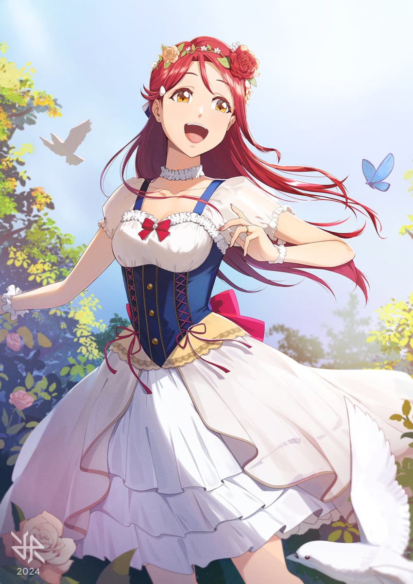 sakurauchi riko (love live! and 1 more) drawn by hiroki_ree