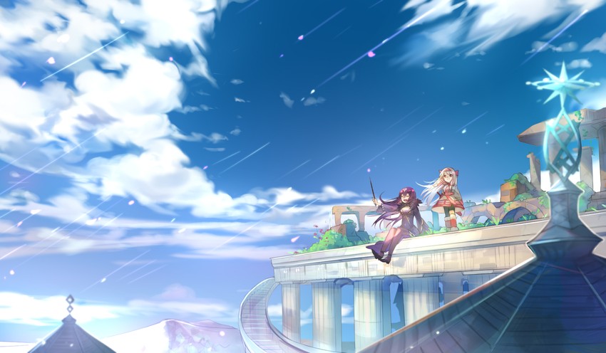scathach, scathach skadi, and sitonai (fate and 1 more) drawn by natsuko_(summer_525528)