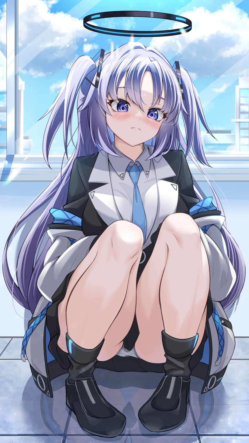 yuuka (blue archive) drawn by shiraae_quartet
