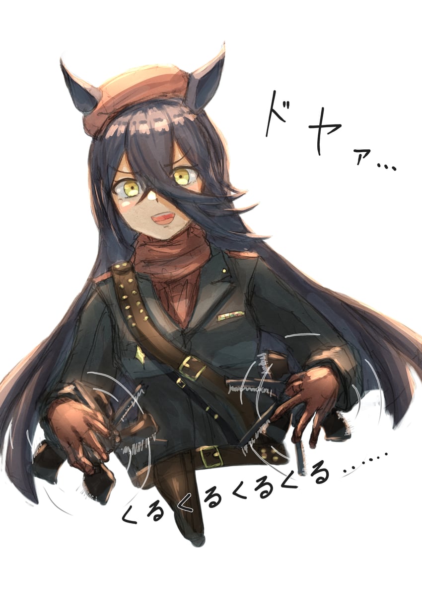 manhattan cafe and revolver ocelot (umamusume and 2 more) drawn by magnoliko