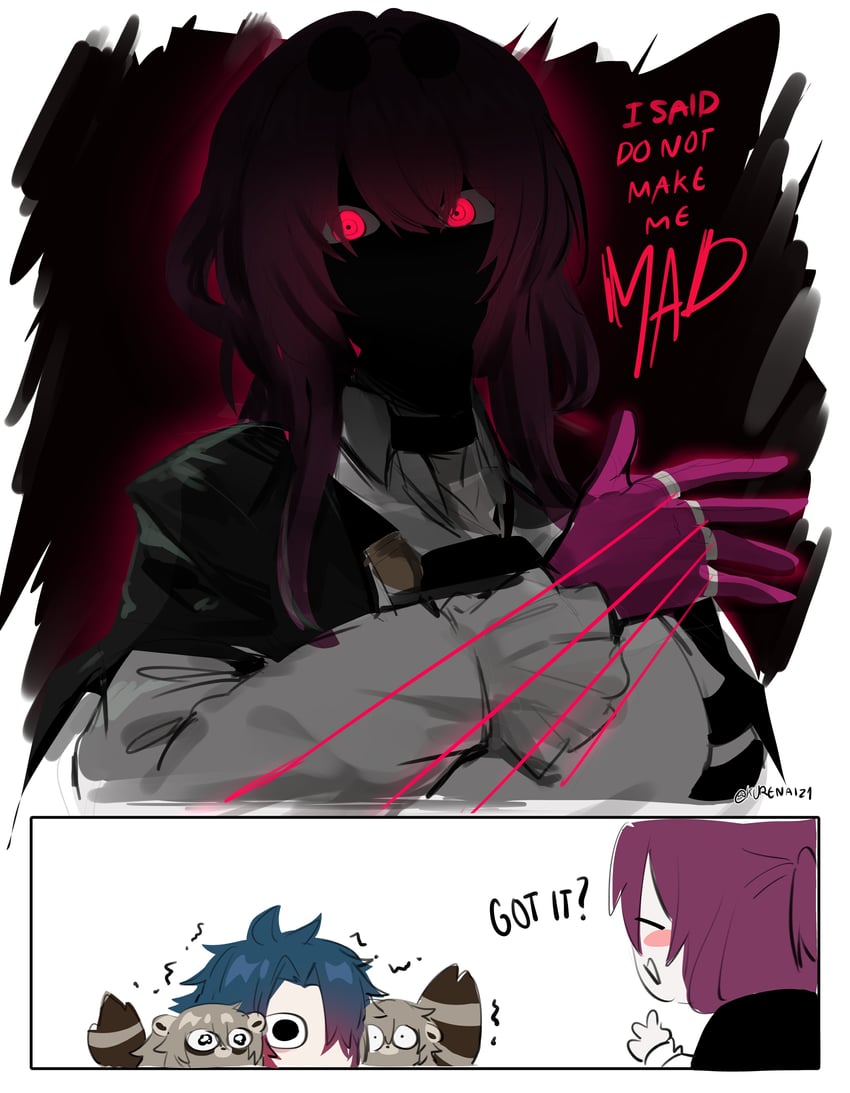 trailblazer, stelle, kafka, caelus, and blade (honkai and 1 more) drawn by kurenaiz_(kuayrenaiz)