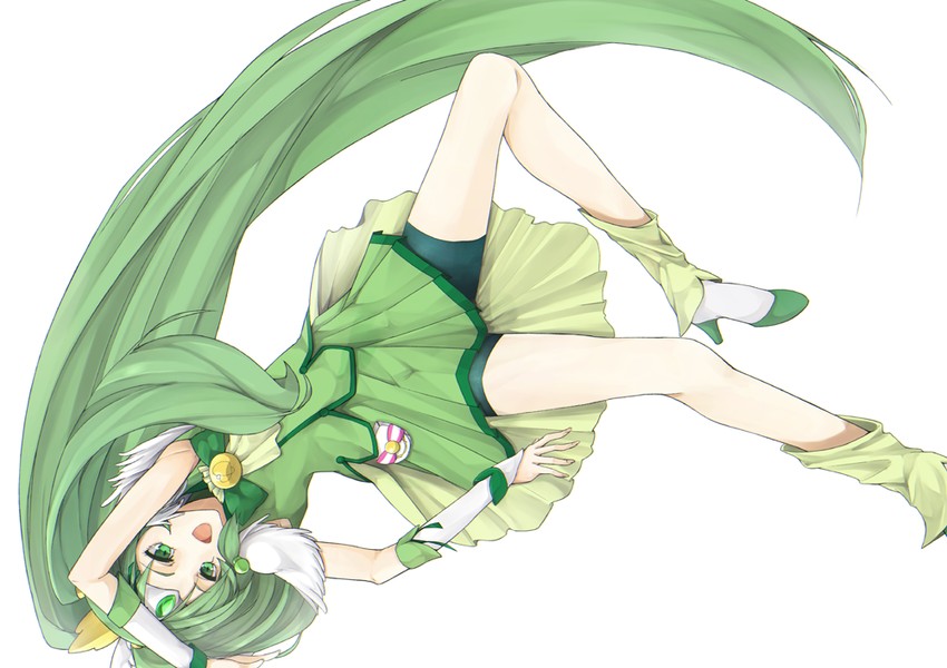 midorikawa nao and cure march (precure and 1 more) drawn by yuki_(nanao_yuki)