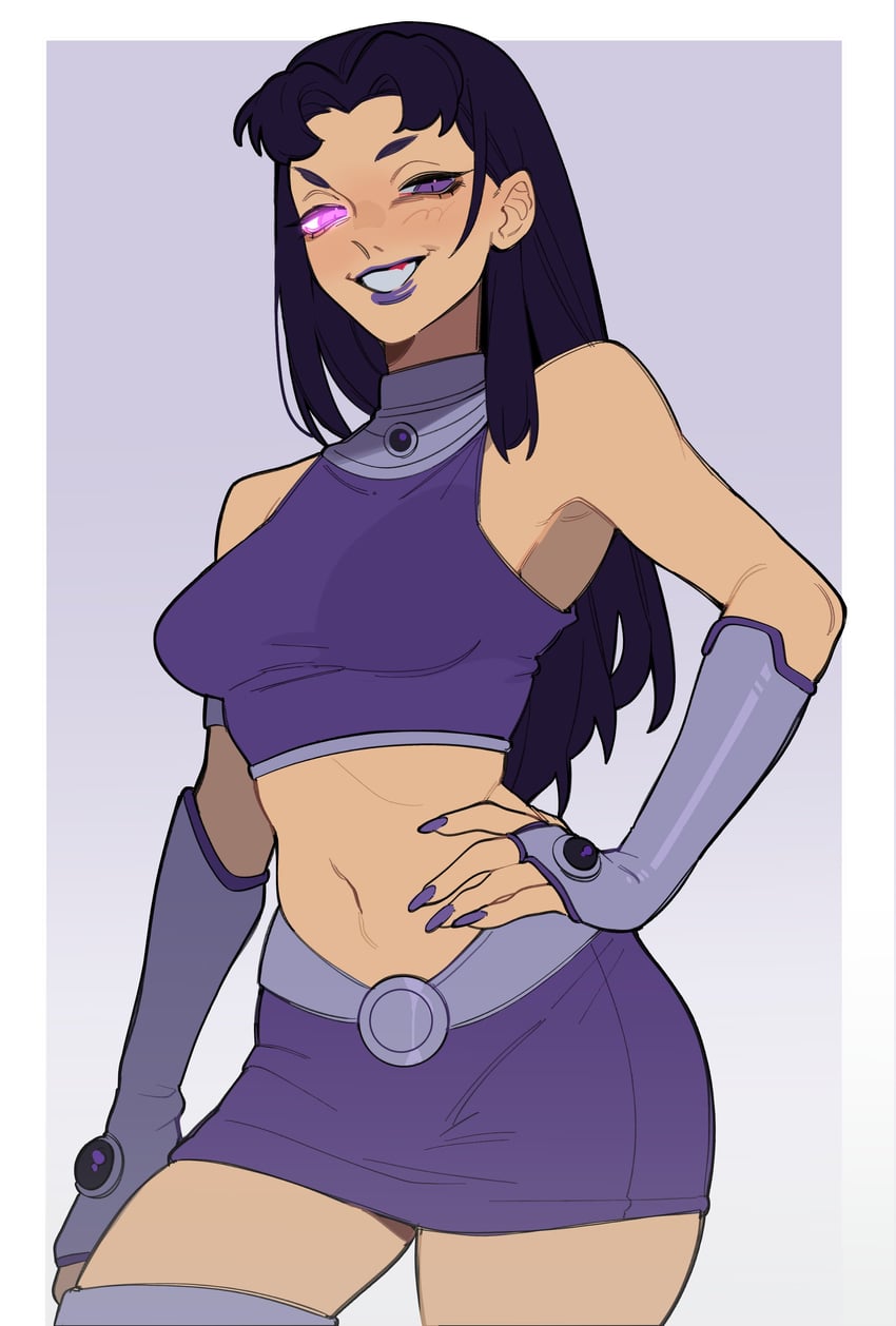 blackfire (dc comics and 1 more) drawn by porqueloin