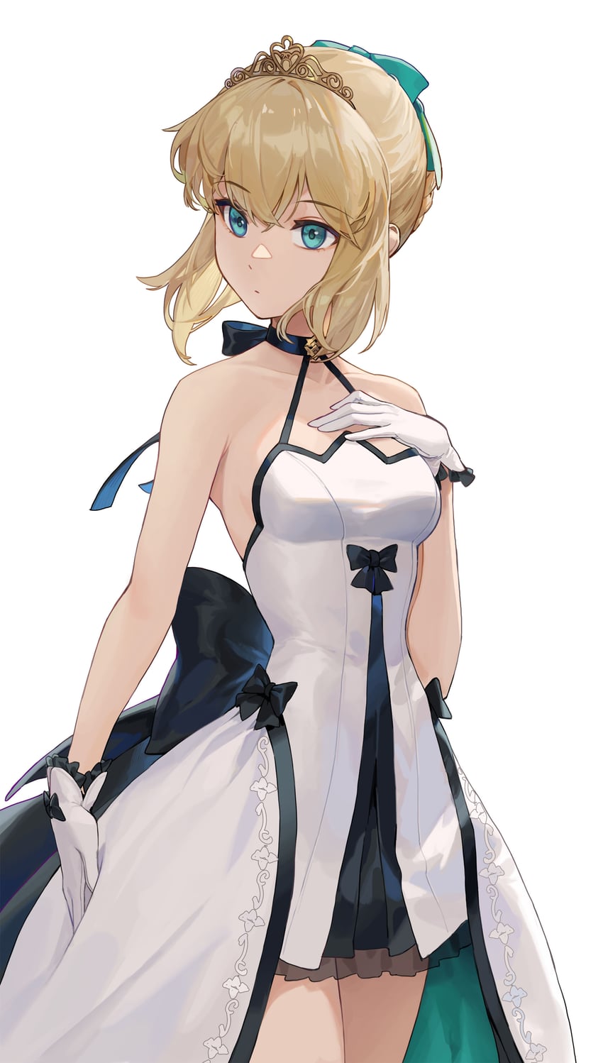 artoria pendragon and saber (fate and 2 more) drawn by cotta_(heleif)