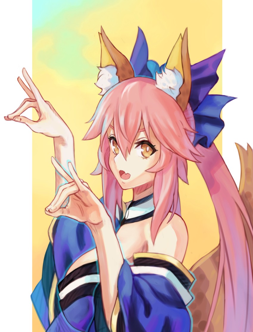 tamamo and tamamo no mae (fate and 4 more) drawn by ugo_(artist)