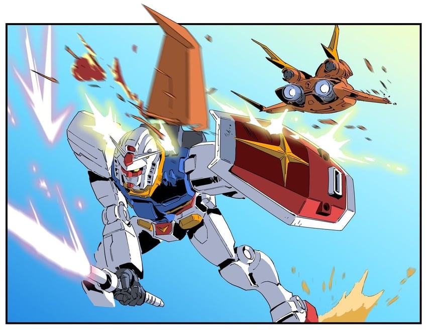 rx-78-2 gundam and dopp (gundam and 1 more)