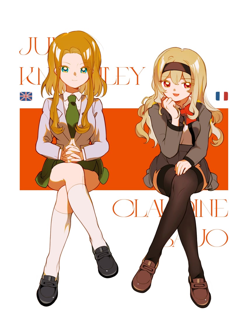 saijou claudine and judy knightley (shoujo kageki revue starlight) drawn by vojaganto