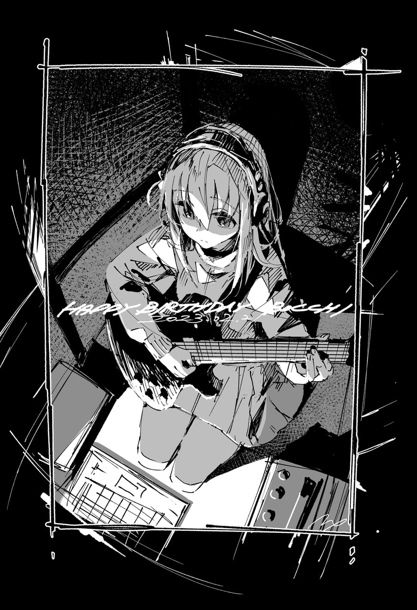gotoh hitori (bocchi the rock!) drawn by maeya_susumu