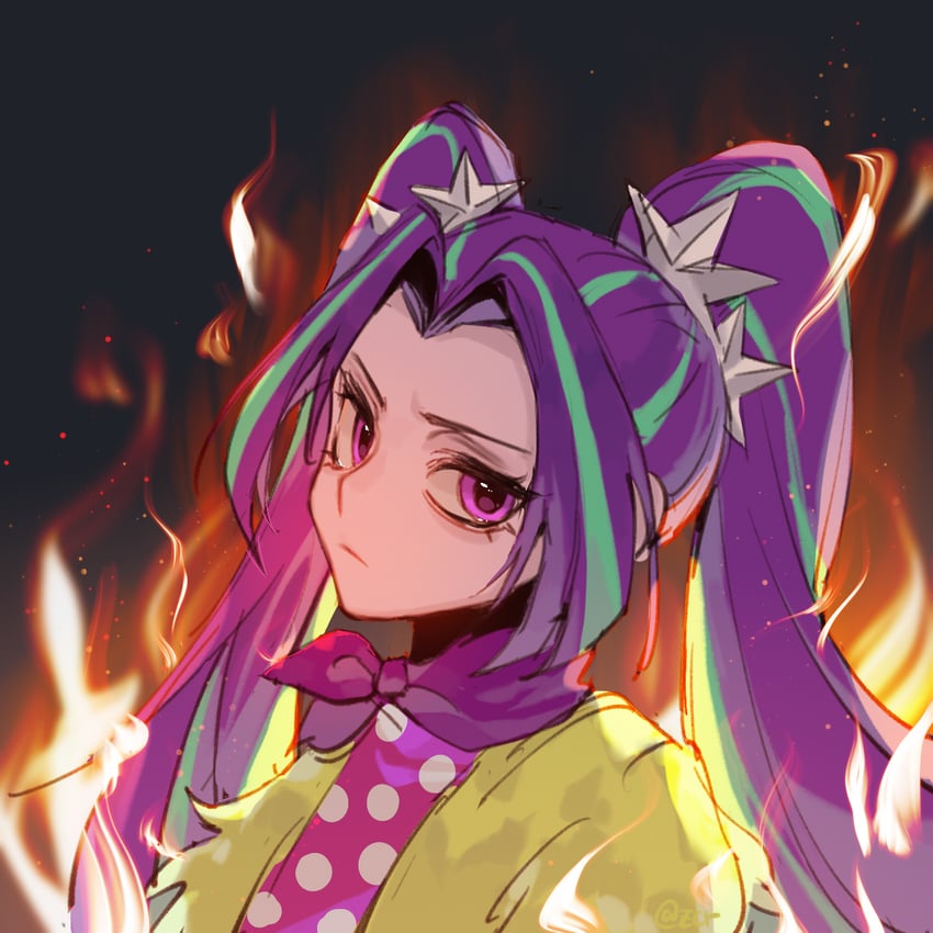 aria blaze (my little pony and 2 more) drawn by deadbirdorzcr