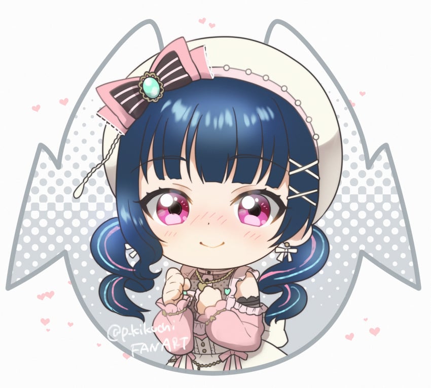 tsushima yoshiko (love live! and 1 more) drawn by kikuchi_mataha