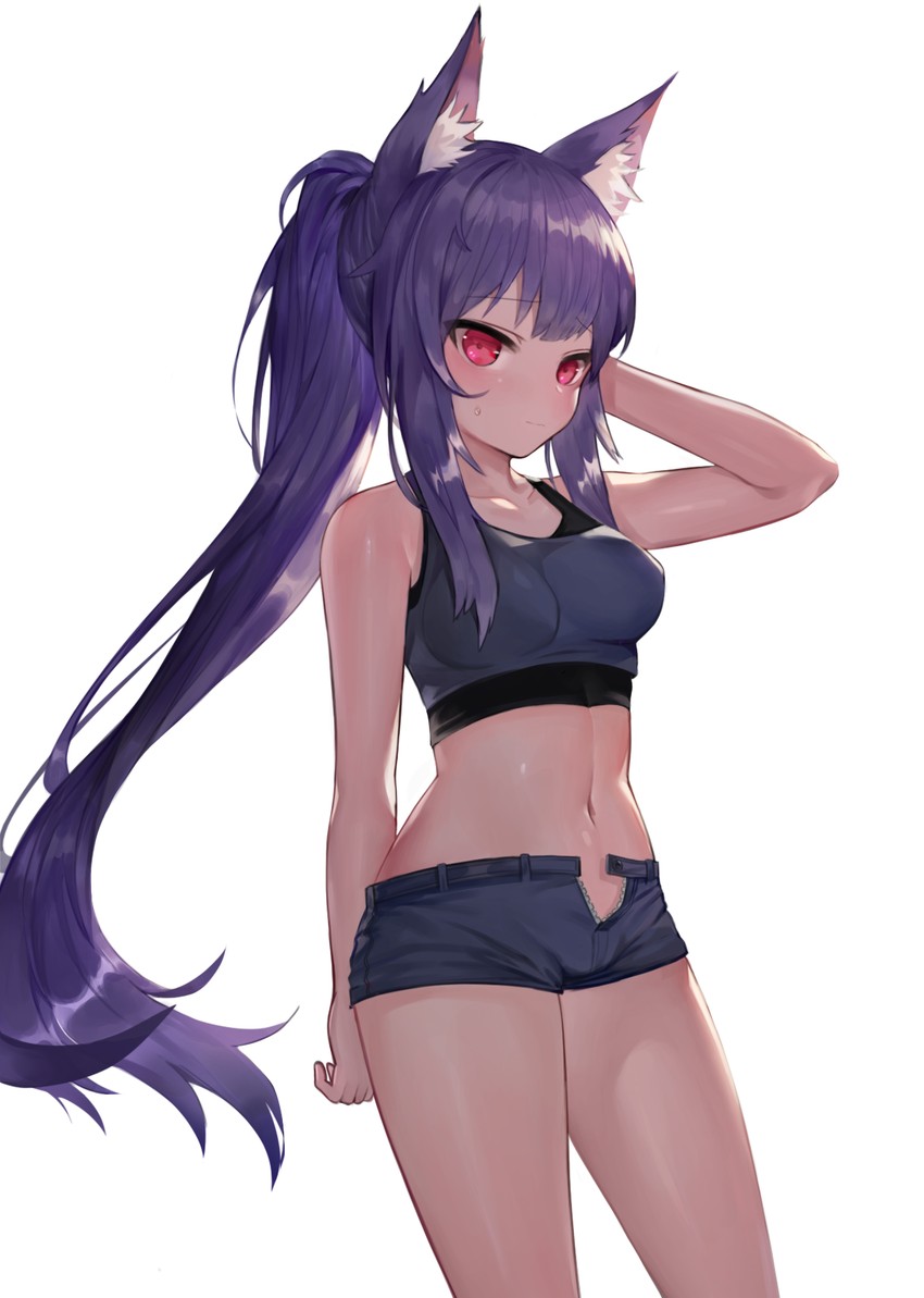 brown kemomimi-chan (original and 1 more) drawn by dokomon