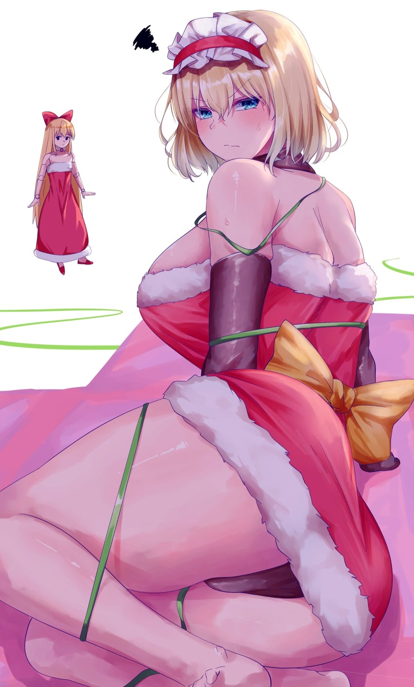 alice margatroid and shanghai doll (touhou) drawn by mirufi_(milfiiiiyu)