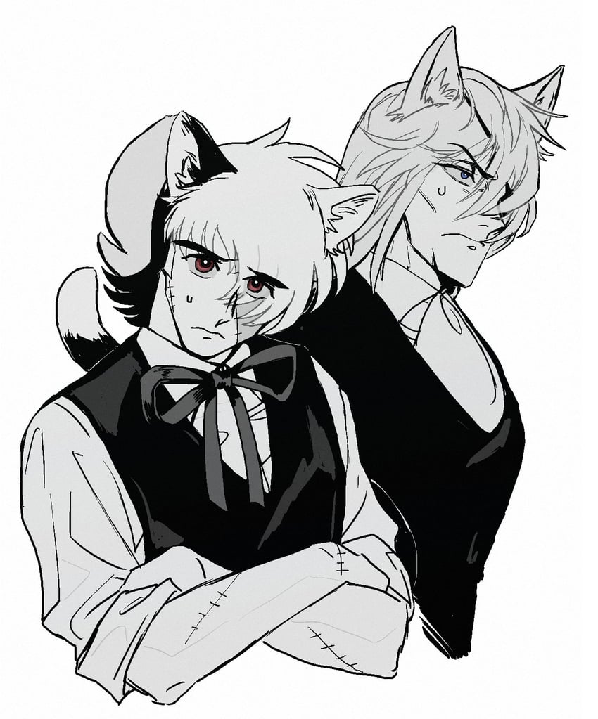 black jack and kiriko (black jack) drawn by tsun_(chun_55)