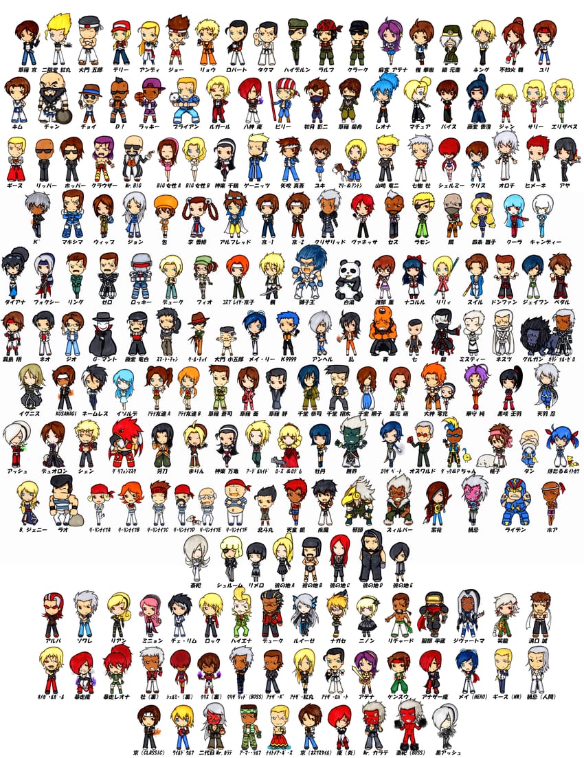 shiranui mai, angel, leona heidern, kula diamond, yuri sakazaki, and 157 more (the king of fighters and 20 more) drawn by kuuga_(dark-prince)