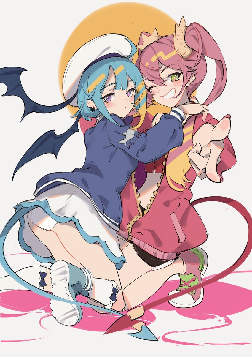 lil-la, ki-sikil, live twin lil-la, and live twin ki-sikil (yu-gi-oh!) drawn by 523_(user_efcm2455)