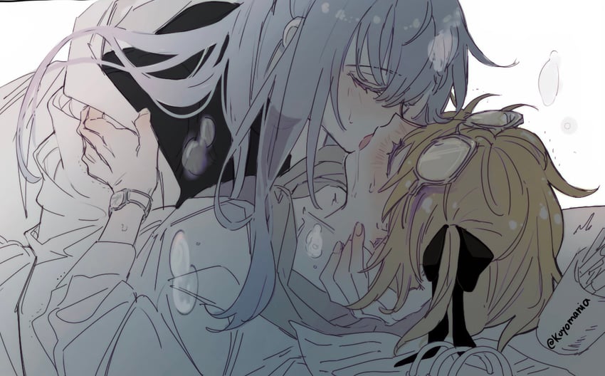 anisphia wynn palettia and euphyllia magenta (tensei oujo to tensai reijou no mahou kakumei) drawn by koyomania