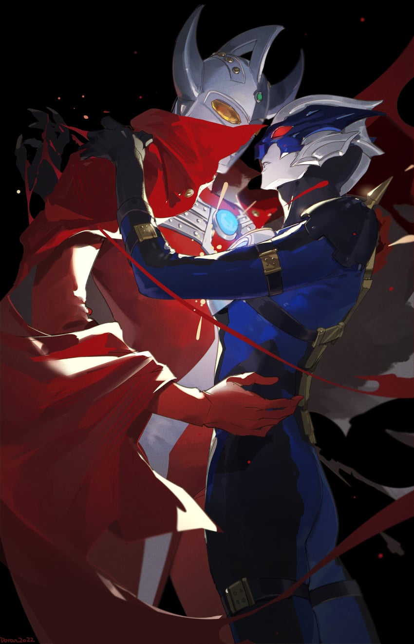 ultraman tarou and ultraman tregear (ultra series and 1 more) drawn by doran_(doran7280)